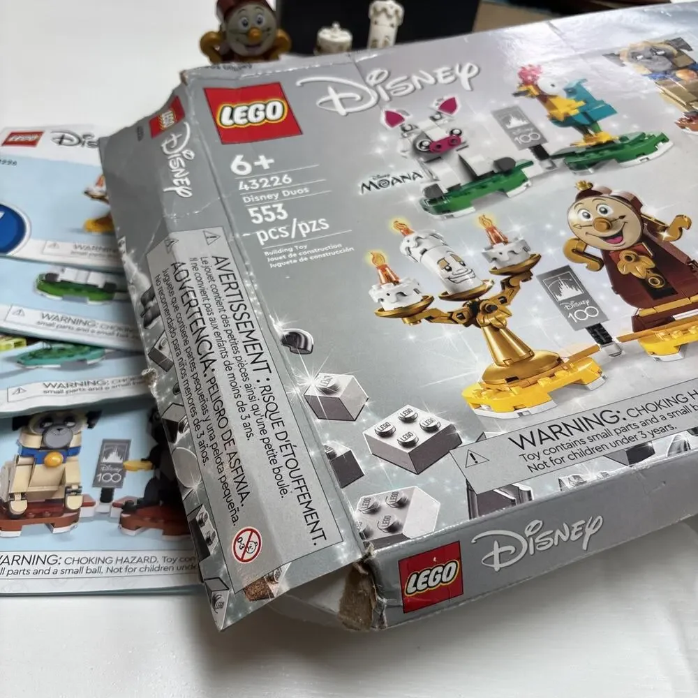 LEGO Disney: Disney Duos (43226) Box with Instructions Only Bag 1 Opened